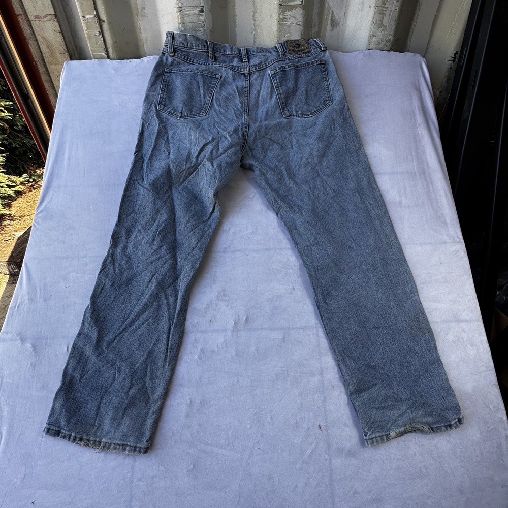 Vintage Wrangler Western Jeans Mens 38x32 Blue Denim Relaxed Fit Work Outdoor